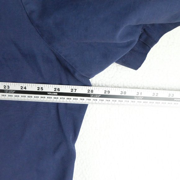 Propper Button Up Shirt Mens Extra Large Navy Blue Short Sleeve Workwear Army - Picture 6 of 9